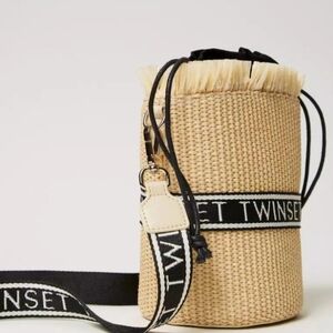 Twinset drawstring bucket bag NWOT